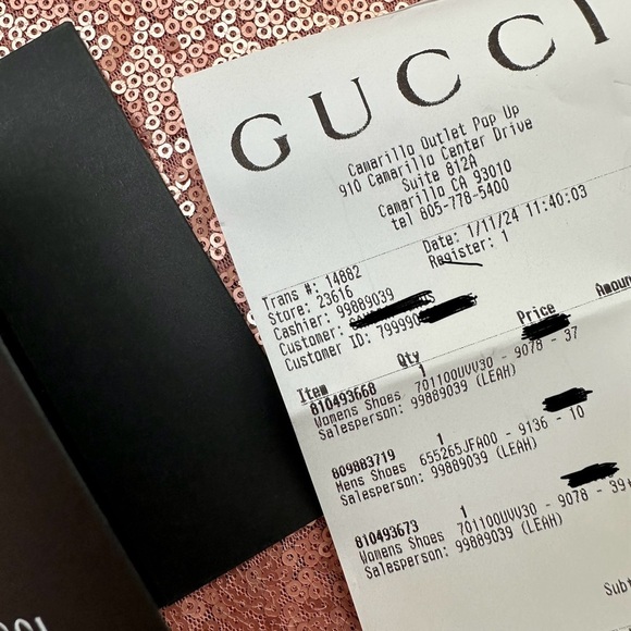 Authentic Gucci Cream Red Green Logo Interlocking G Slide Sandals Size 10 Men's - Picture 9 of 10